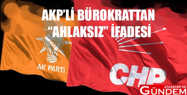 CHP’DEN SUÇ DUYURUSU AKP AHLAKSIZ İFADESİ